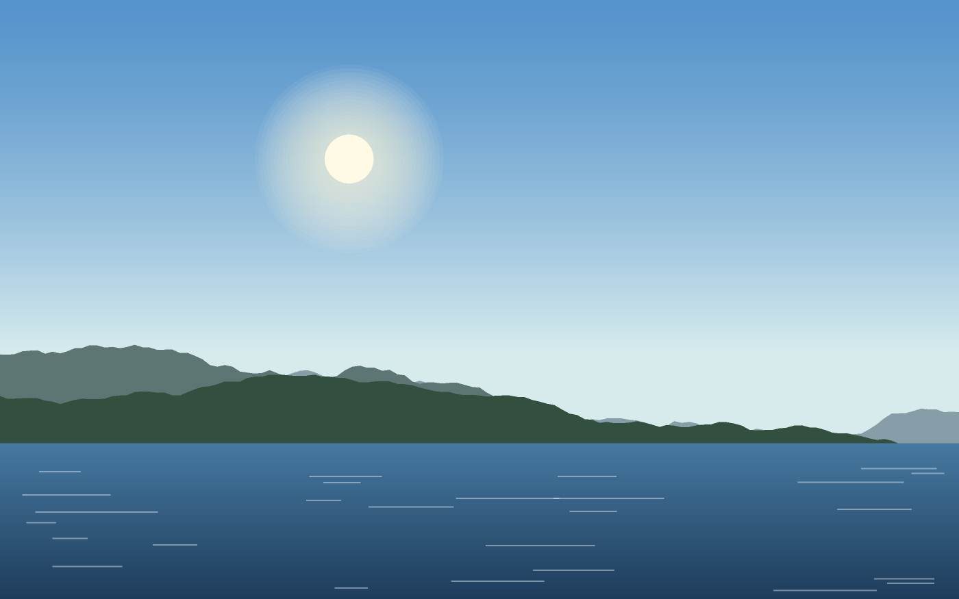 Landschaftsillustration