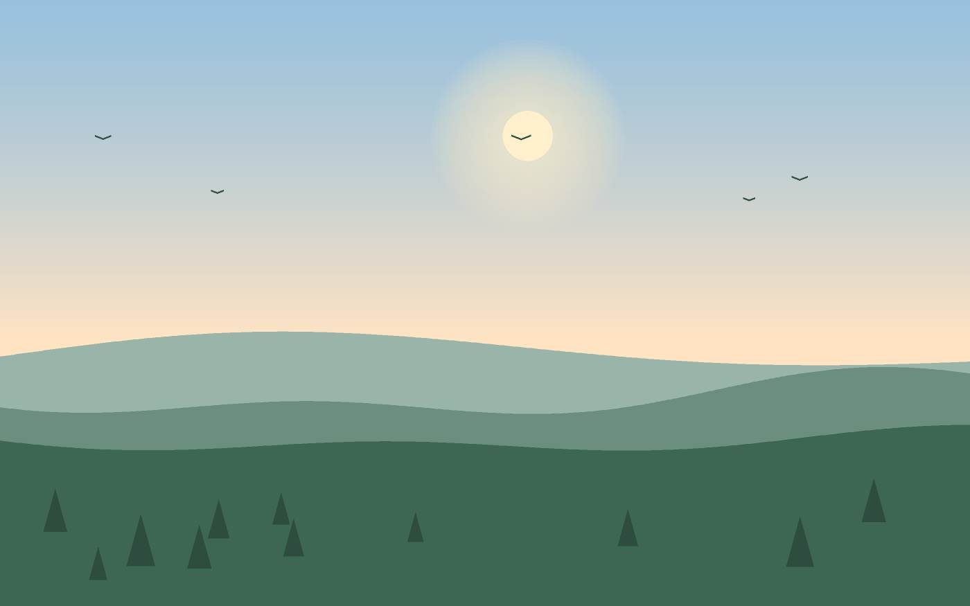 Landschaftsillustration