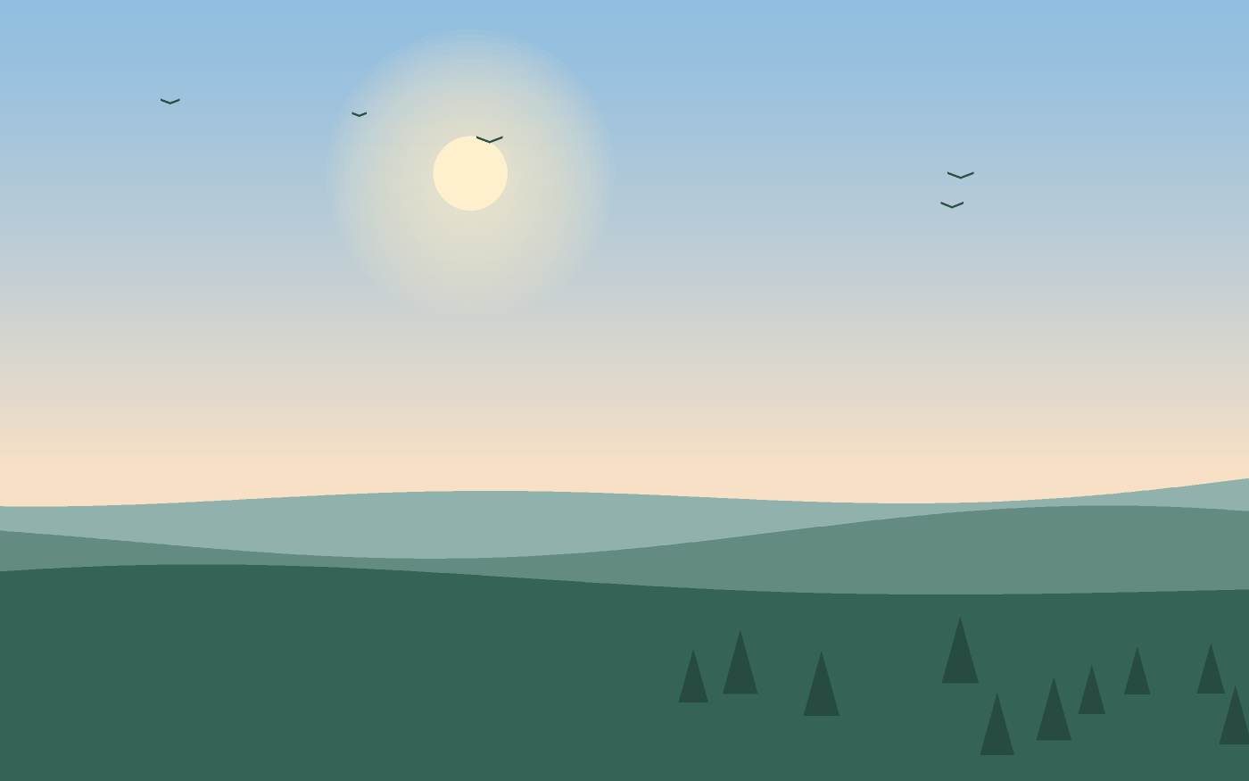 Landschaftsillustration