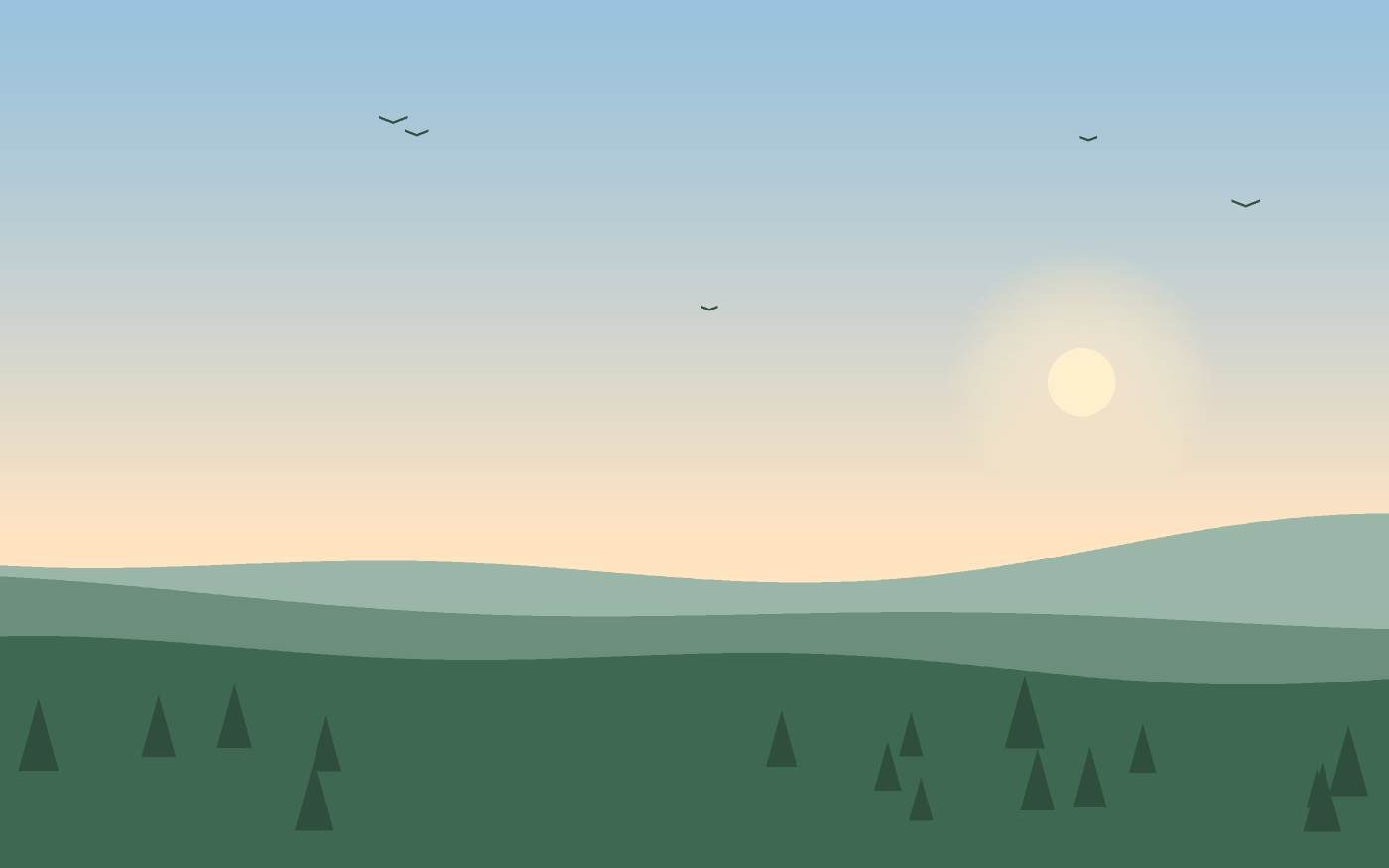 Landschaftsillustration
