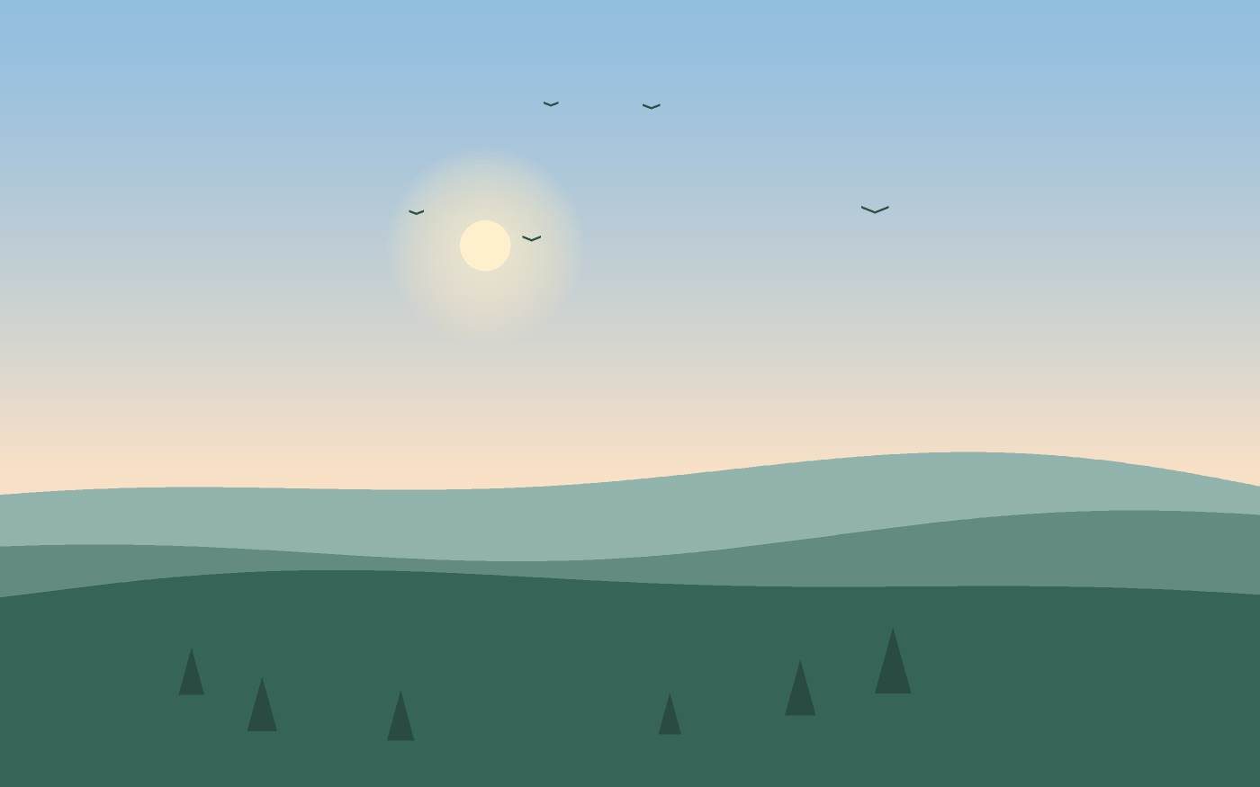 Landschaftsillustration
