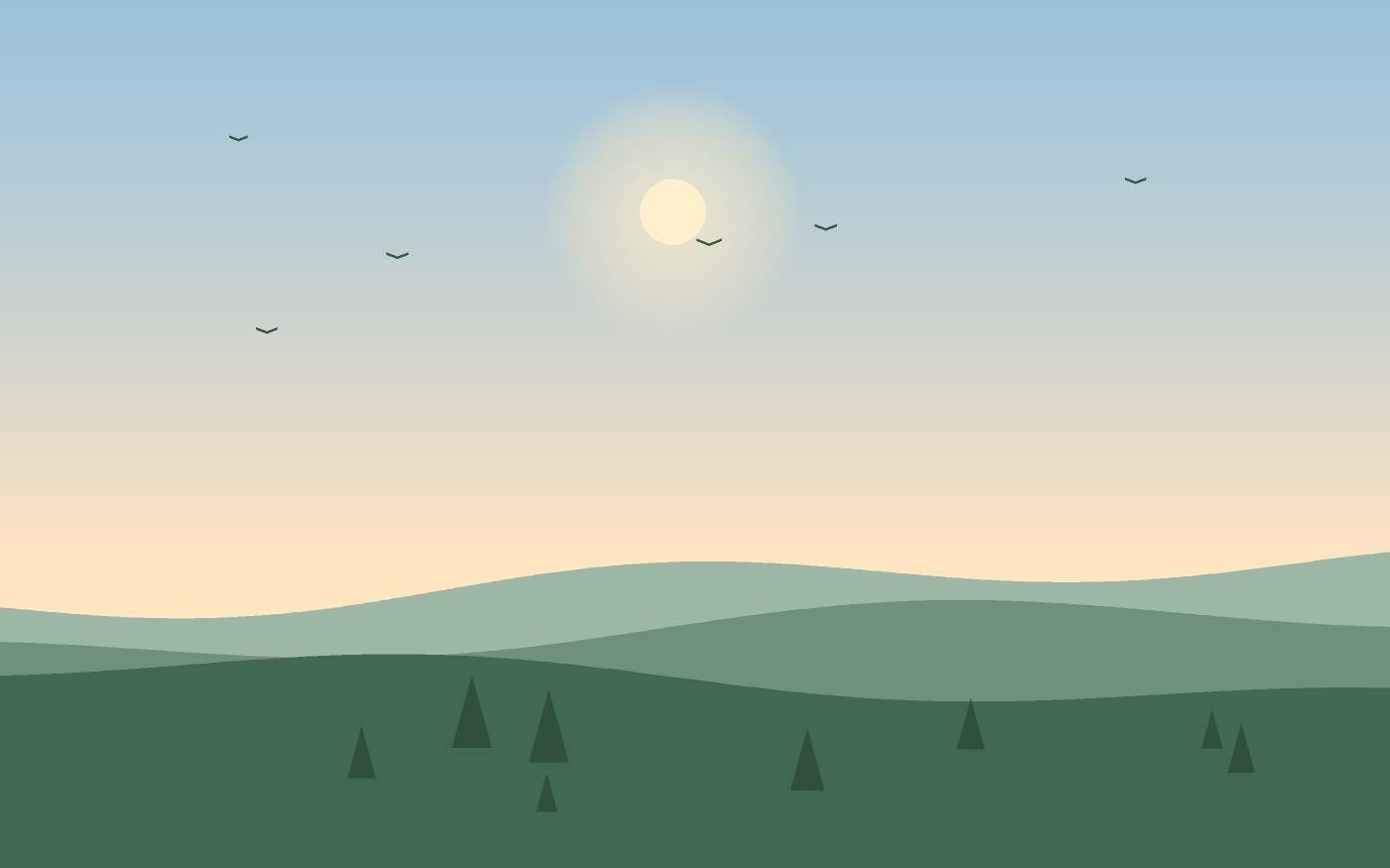 Landschaftsillustration