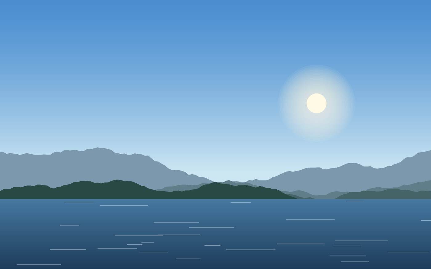 Landschaftsillustration