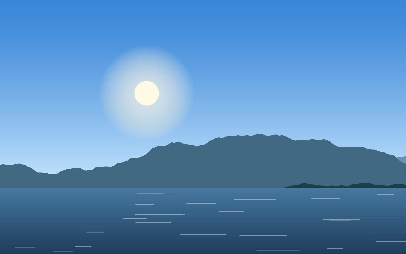 Ilustración de un paisaje