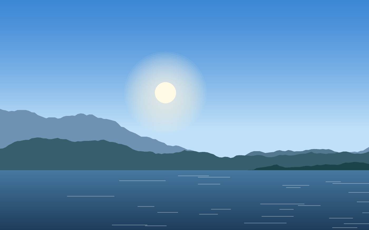Illustrazione di un paesaggio