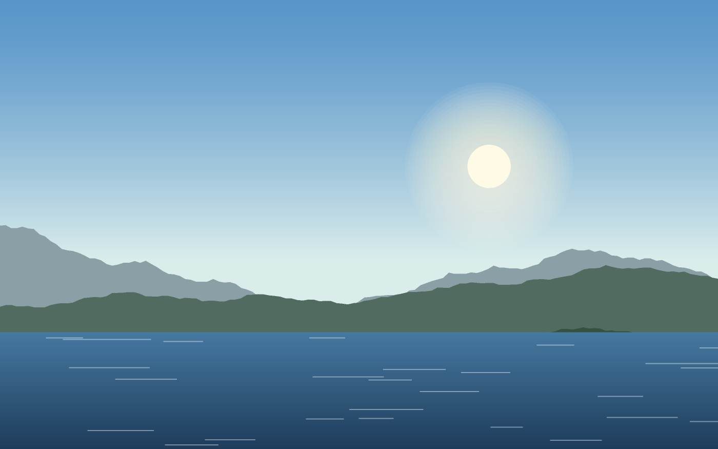 Landschapsillustratie